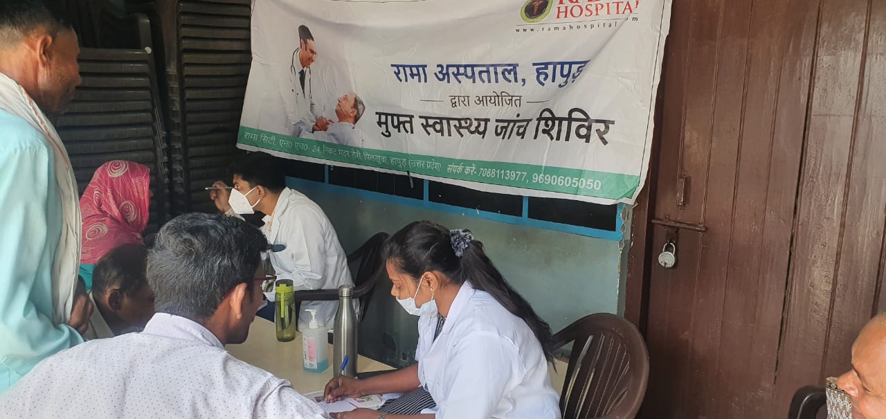 Mega health camp organized at #Samaypur